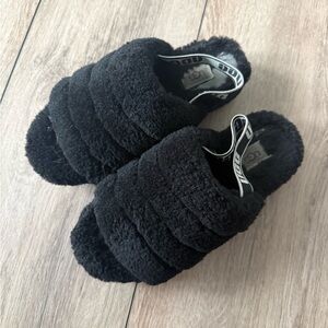 UGG Women's Cozy Black Slippers